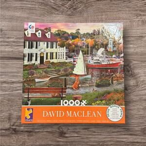 David MacLean Harbor Town Puzzle 1000 Piece CEACO Jigsaw